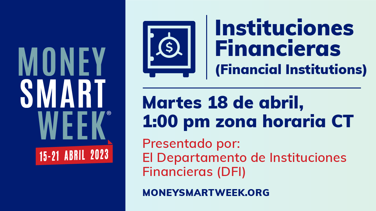 Money Smart Week Instituciones Financieras 